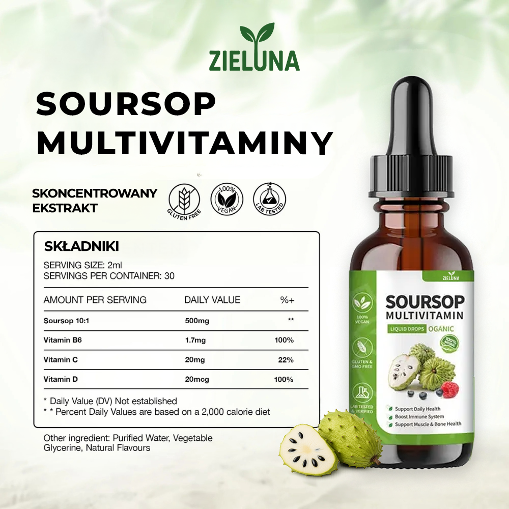 Zieluna - Ekstrakt SourSop